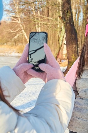 Roxy Muray And Sia Florance | Lesbian Snow Day Turns Hot - Photo 00
