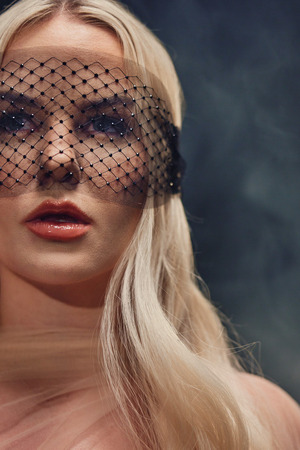 Vic Marie Holds A Sheer Veil Open As Manuel Ferrara Waits Behind - Photo 03