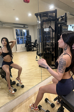 Angel Gym Bunny - Anal Toy Workout - Photo 08