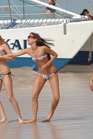 Larysa & Faye | Caught Naughty On The Beach & Public Nudity - 01