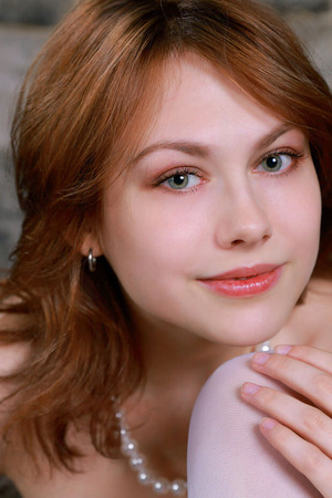 Piper MetArt Heavenly Hush Busty Redhead Fingering With Pearls - Photo 13