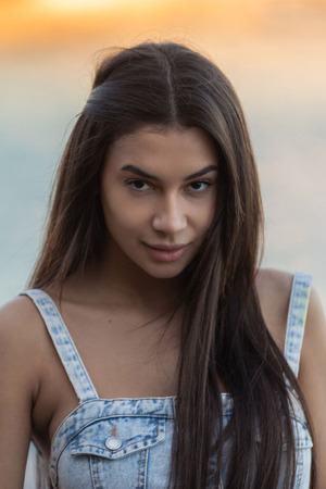 Vanessa Alessia Strips Naked On The Rocks At Dusk - Photo 01