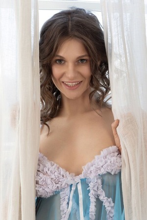Ingrid Noelle Slips A Sheer Babydoll Off Puffy Nipples - Photo 05