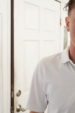 Penny Barber Glasses And Colorful Top In A Living Room Hardcore - Photo 07