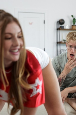 Kimmie Haze Snaps A Football In Tiny Shorts Before Peter Fox Fucks Her - Nubiles Porn nude pic 04