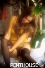 Fiona In Sheer Pink Lingerie