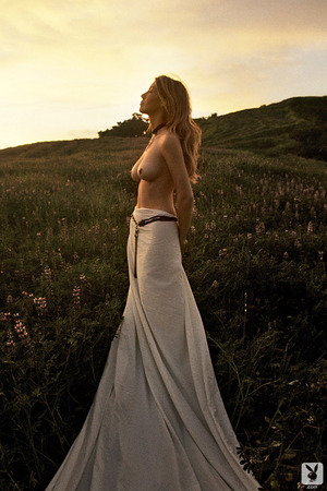 Karen Philipp nude photo 05 - Karen Philipp Strips A White Dress And Bathes Nude At A Waterfall