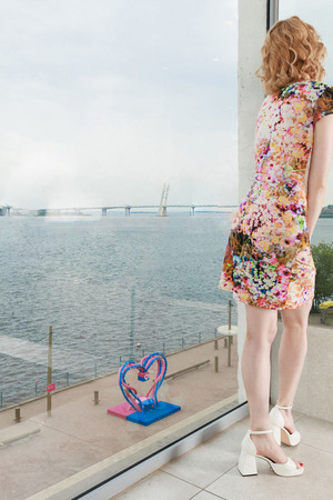 Elfiolla Floral Sundress And Fingering In A Modern Apartment - Photo 02