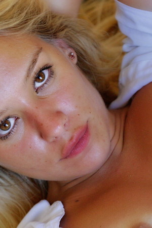 Candice Fingers A Shaved Pussy In A White Shirt - The Life Erotic nude pic 13