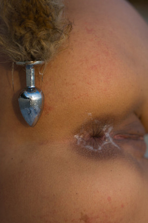 Chica Minori Plays With A Fox Tail Plug On A Tropical Beach - The Life Erotic nude pic 13