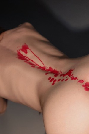 Monika May nude photo 17 - Monika May Drips Red Candle Wax Over Her Tits And Pussy