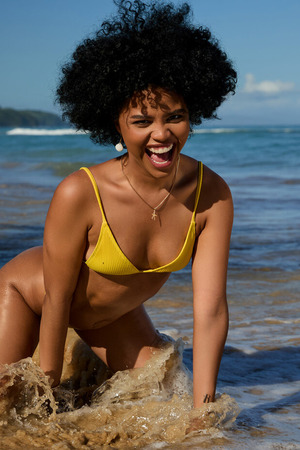 Selva Lapiedra Yellow Bikini To Anal Hardcore By The Pool - Photo 06