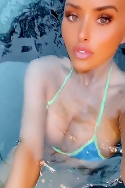 Abigail Ratchford In The Pool