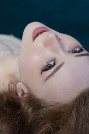 Alice Mido Rubs A Ginger-Tufted Pussy On Teal Velvet - Viv Thomas nude pic 19