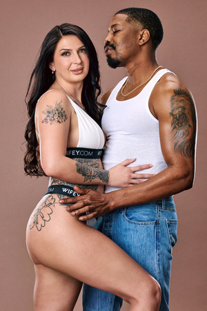 Tattooed Brunette Fiona Rides Isiah Maxwell's BBC As Her Husband Films - WIFEY nude pic 04