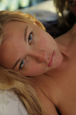Wet From The Shower, Lily Ivy Sucks And Fucks In Bed - Photo 15